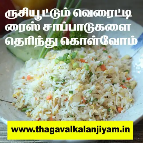 ருசியூட்டும் வெரைட்டி ரைஸ் சாப்பாடுகளை தெரிந்து கொள்வோம்